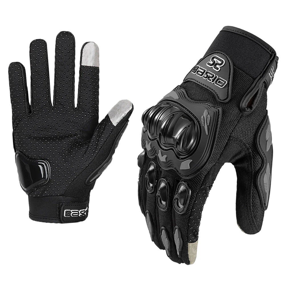 Touchscreen Motorcycle Gloves – Lightweight Breathable Moto Racing Gloves