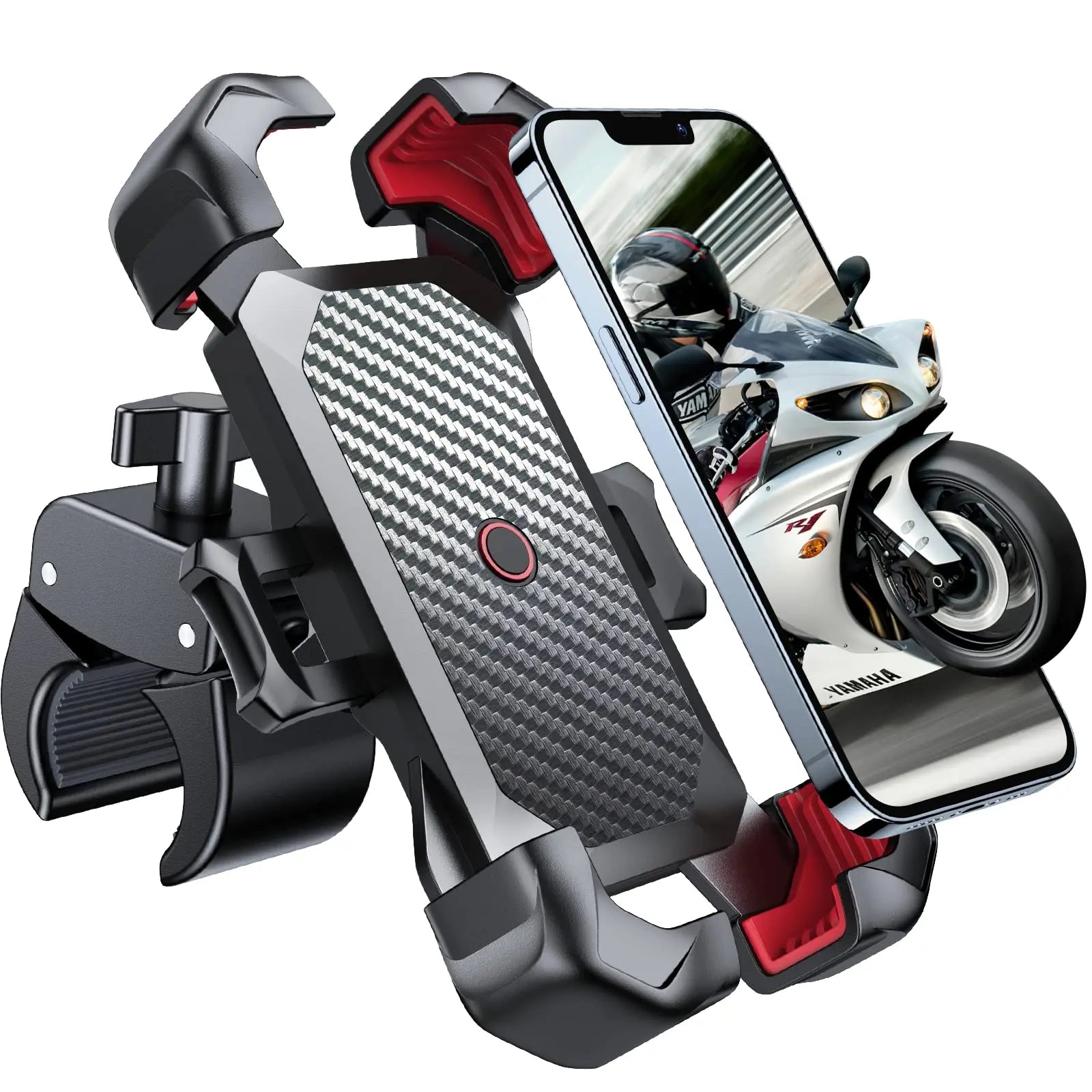 Universal Bike Phone Holder  360° Rotating Secure Mount - Anti-Shake Grip