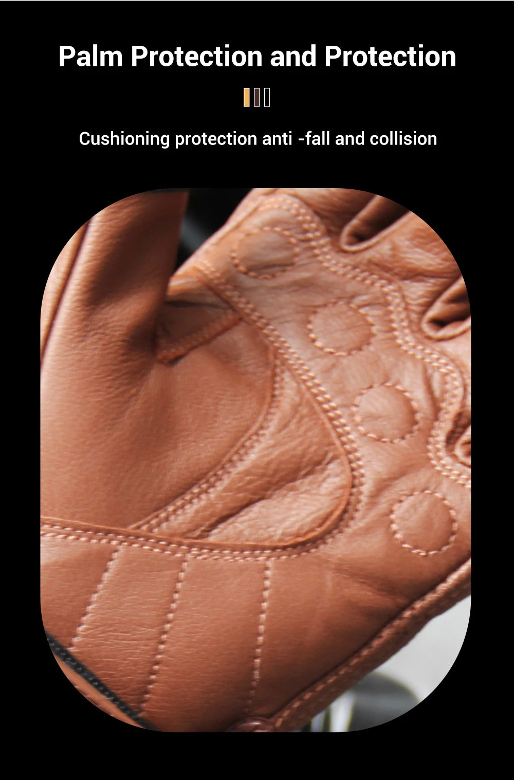 All-Season Motorcycle Gloves – Waterproof Breathable Leather Design